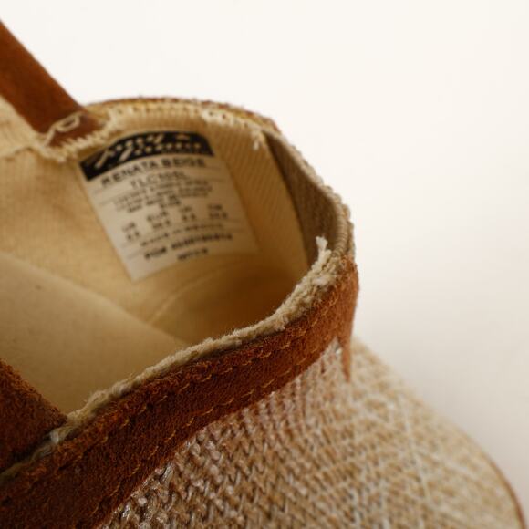 Tony Lama Boots Womens 8.5 M Renata Beige Flat Slip-on Shoes TLC105L - Picture 10 of 10